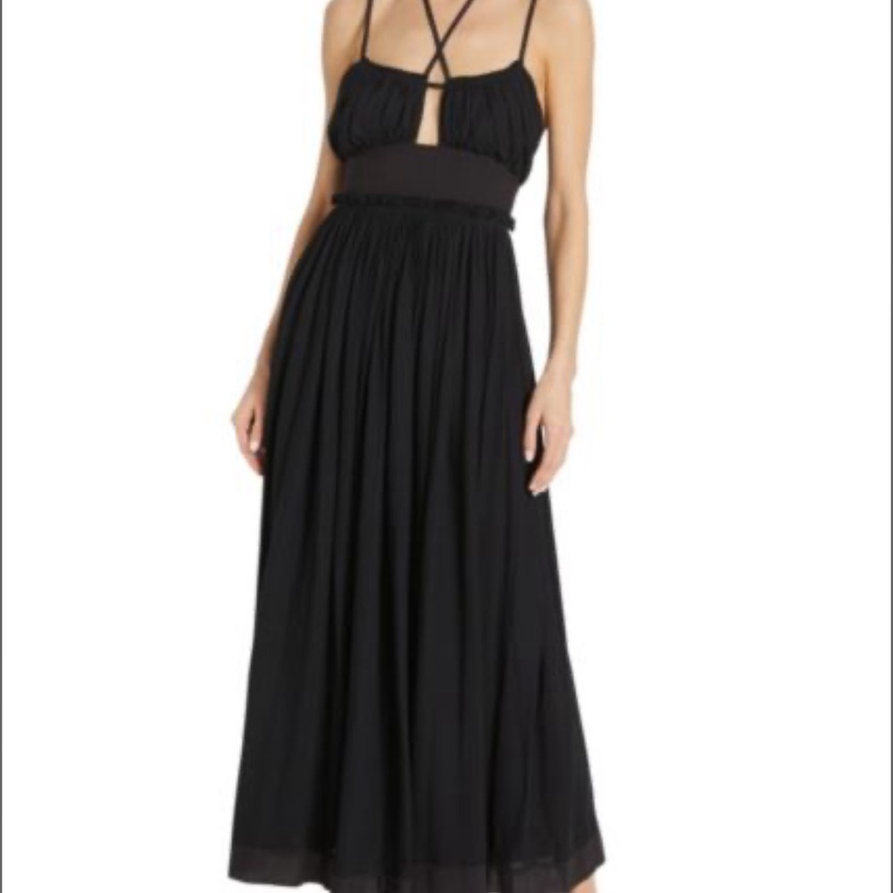 Ulla Johnson Freya halterneck midi dress